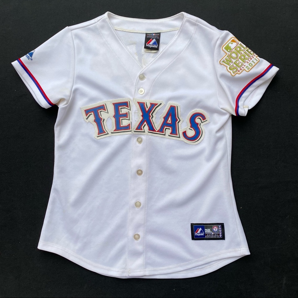 Women’s size small Texas rangers jersey